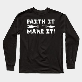 Glaube, Gott, Liebe, Hoffnung, Hope, Faith, God Long Sleeve T-Shirt